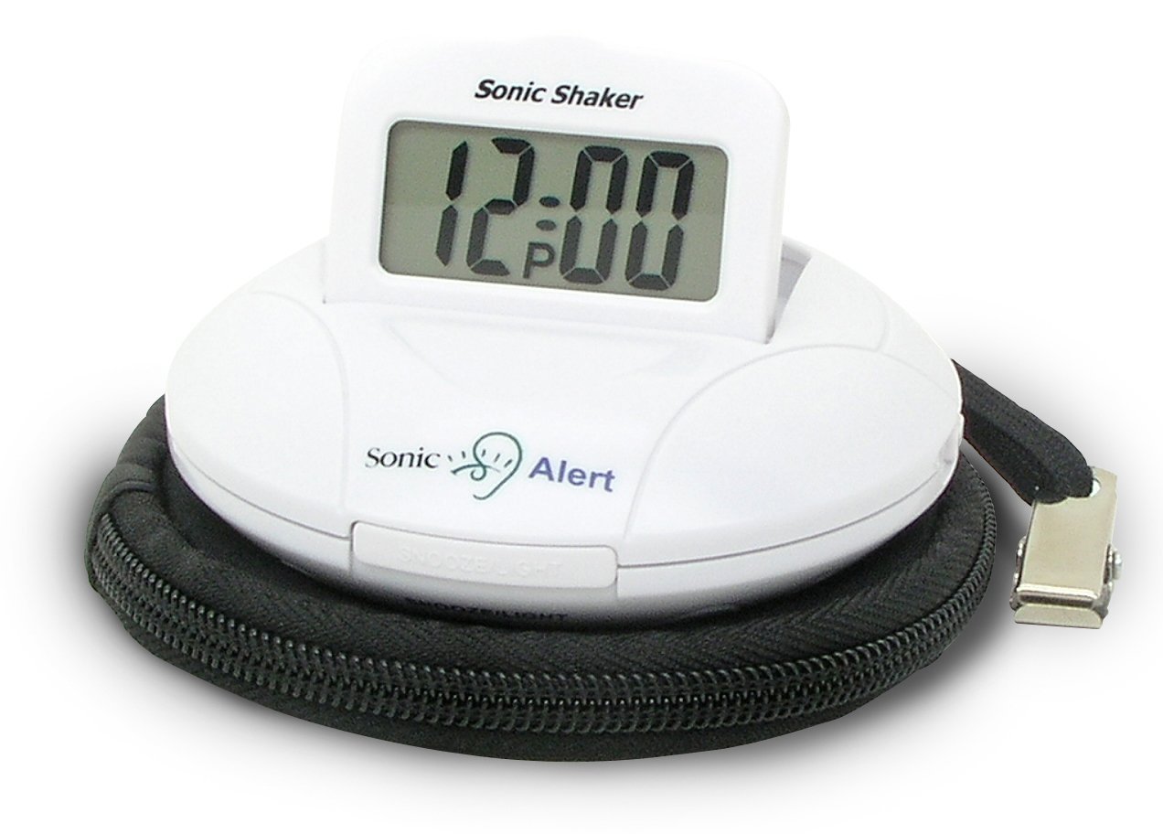 Sonic Shaker Travel Alarm Clock