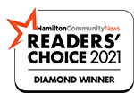 Readers Choice 2021 Diamond Winner Award - Hamilton Community News