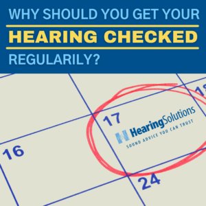 Regular hearing checkup